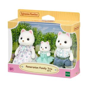 Sylvanian Families Pomeranian Family Trio
